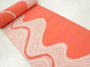 アンティーク　流水模様織出し八寸帯地反物